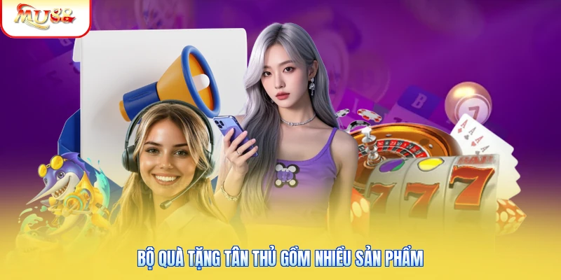Bộ quà tặng tân thủ gồm nhiều sản phẩm