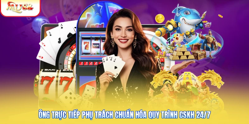 CEO Nguyễn Hoàng Huy | Người Đứng Sau Sự Thành Công Của Mu88 Ông trực tiếp phụ trách chuẩn hóa quy trình CSKH 24/7