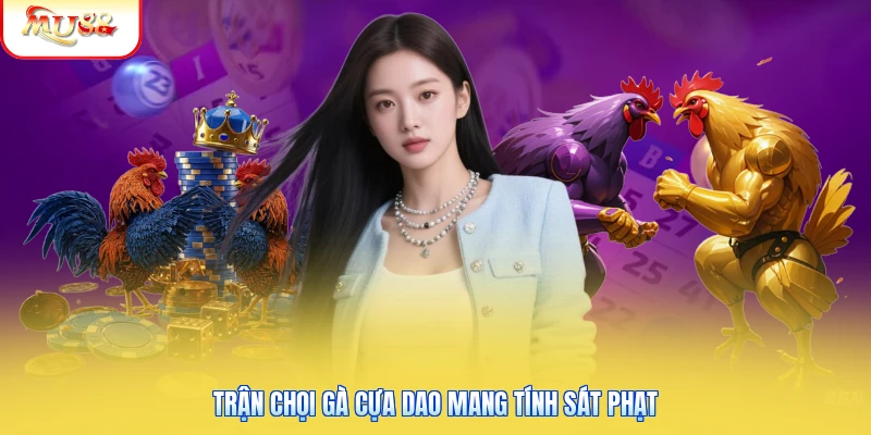 Trận chọi gà cựa dao mang tính sát phạt